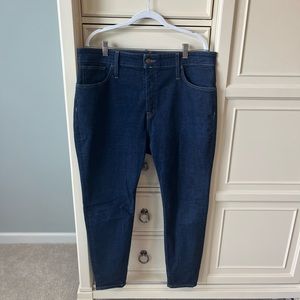 Madewell curvy high rise skinny jeans, size 34P